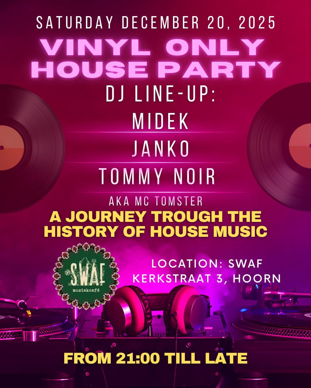 HoS a journey through the history of House, the vinyl edition