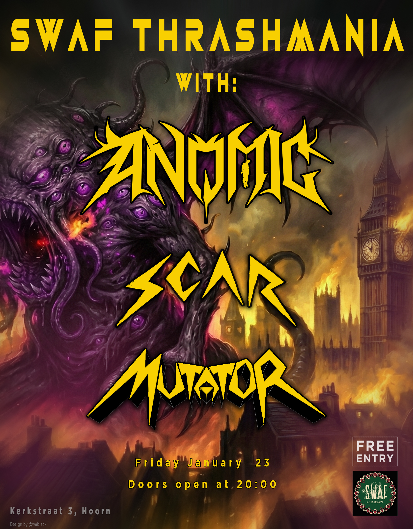 Trashmania met ANOIMIC, SCAR & MUTATOR